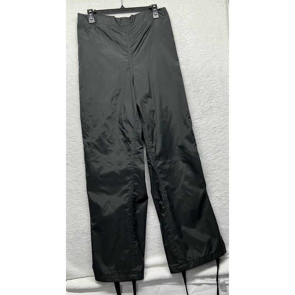 Harley Davidson Mens Size L Black Made in USA Vintage Full Speed Rain Pants (U3)